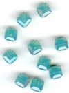 2 Pacific Opal 6mm Cube Swarovski